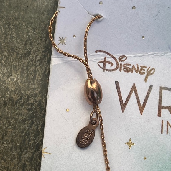 NWT Disney Alex and Ani Necklace A Wrinkle in Time “Be A Warrior” Gold Tone 28” - Picture 4 of 5